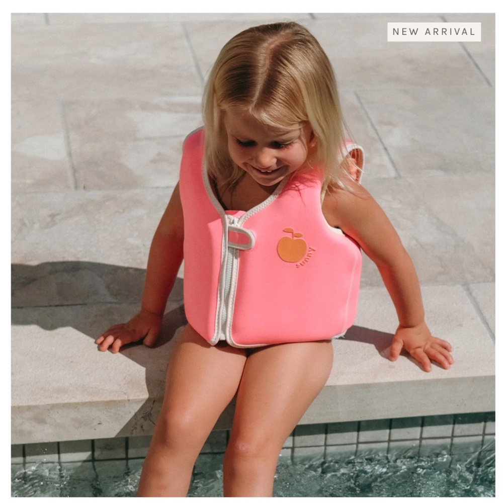 Sunnylife Kids Swim Peach Pink Float Vest